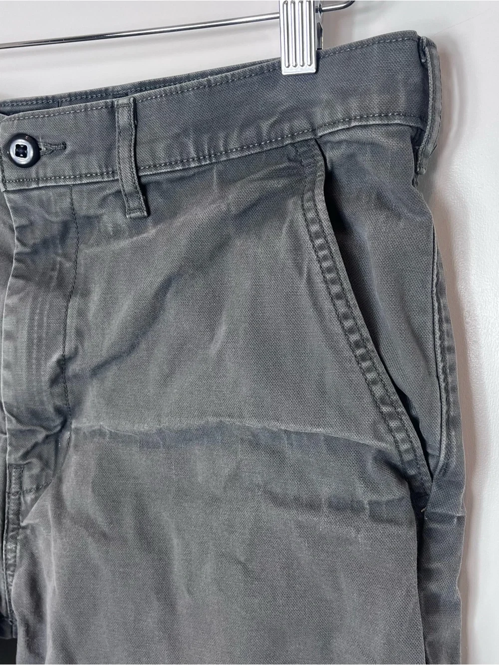 Levi's Men's 34 Cotton Casual Shorts in Slate Gray Grunge
